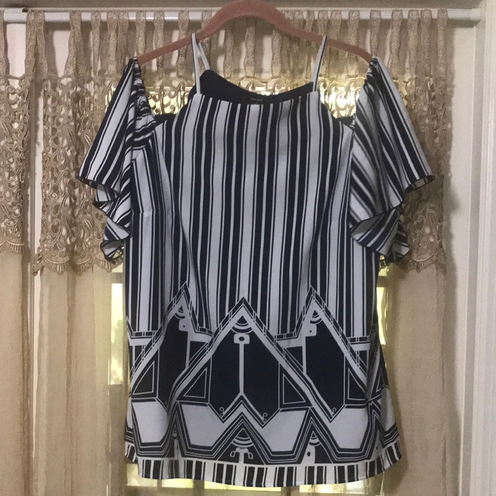 Alfani Cold-Shoulder Top
